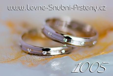 Snubní prsteny LSP 1005b bez kamene, zlato 14 kar. - Obrázok č. 1