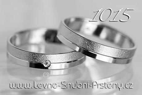 Snubní prsteny LSP 1015b - bez kamene, zlato 14 k. - Obrázok č. 1