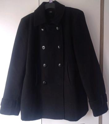 Dámský černý kabát - Obrázok č. 1