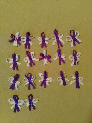 Vývazky s fialovou kytičkou - Obrázok č. 1