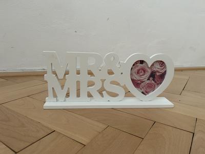 Napis Mr&Mrs a tacky - Obrázok č. 1