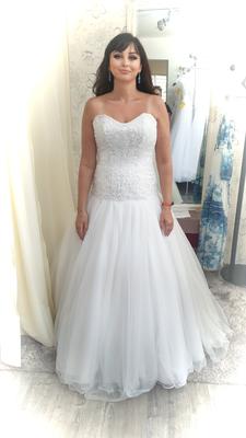 Svatební šaty AGATA 0242 Výprodej použitých šatů!! - Obrázok č. 1