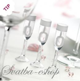 Svatební bublifuk šampuska - Obrázok č. 1