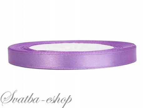Stuha saténová 6 mm x 25 m fialová lila - Obrázok č. 1