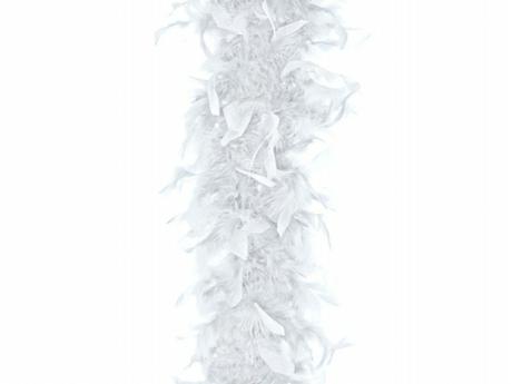 Péřové boa bílé 180 cm - Obrázok č. 1