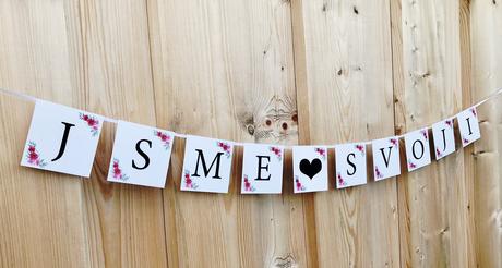 Písmena k tvoření girlandy 15 Kč znak - Obrázok č. 1