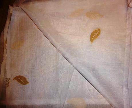 záclonovina bíla s listky 76 x 200 - Obrázok č. 1