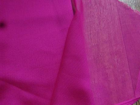 fuchsiový voál 66x 150 - Obrázok č. 1