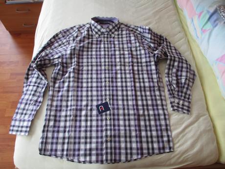 Fialová košile Casa Moda s visačkou - Obrázok č. 1