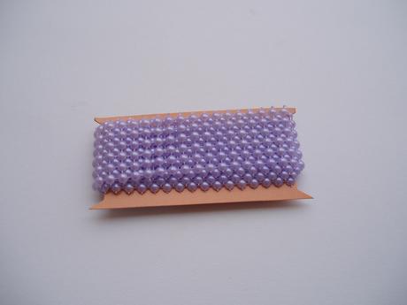 perličkový pás-fialový (lila) - Obrázok č. 1