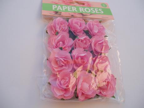 papírové růžičky-růžové - Obrázok č. 1