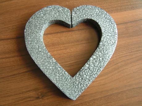 Polystyrenové srdce cca 24 cm - Obrázok č. 1