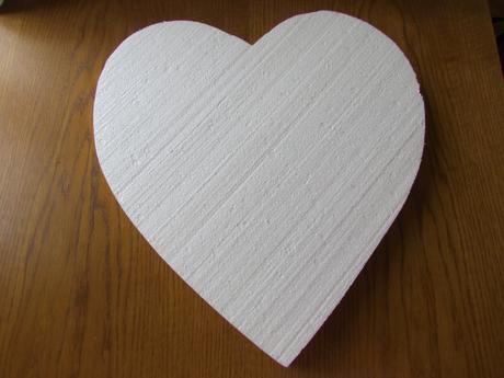 Polystyrenové srdce cca 40 cm - Obrázok č. 1
