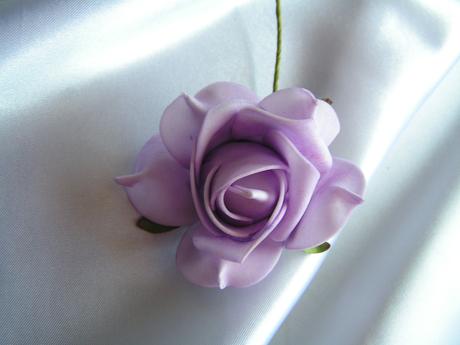 Světle fialkové pěnové růže - 7 cm - Obrázok č. 1