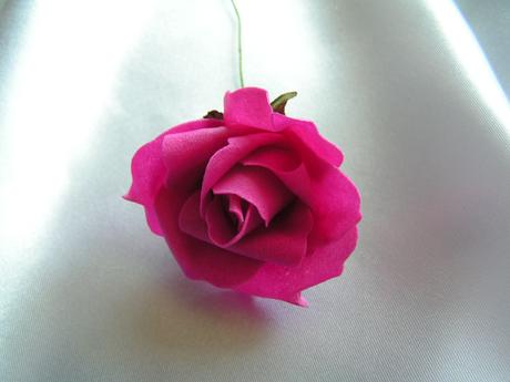 Růžová pěnová růže - 5,5 cm - Obrázok č. 1