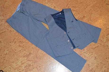 Chlapecké kalhoty s vestou - Obrázok č. 1