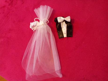 oblečky nevěsty a ženicha na šampusky - Obrázok č. 1