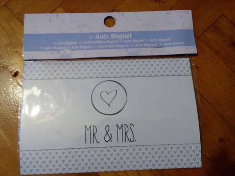 Magnetka na auto Mr. Mrs. - Obrázok č. 1