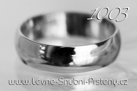 Snubní prsteny LSP 1003b + briliant, zlato 14 kar. - Obrázok č. 1