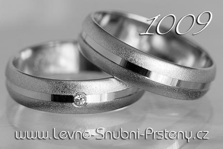 Snubní prsteny LSP 1009b - bez kamene, zlato 14 k. - Obrázok č. 1