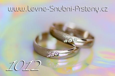 Snubní prsteny LSP 1012b - bez kamene, zlato 14 k. - Obrázok č. 1