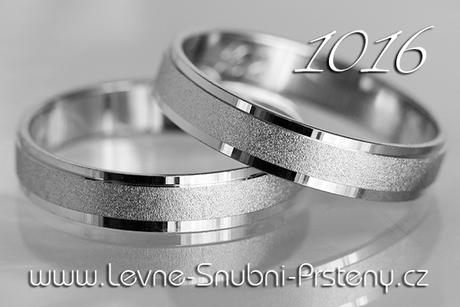 Snubní prsteny LSP 1016b + briliant, zlato 14 kar. - Obrázok č. 1