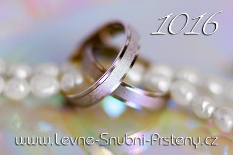 Snubní prsteny LSP 1016b - bez kamene, zlato 14 k. - Obrázok č. 1