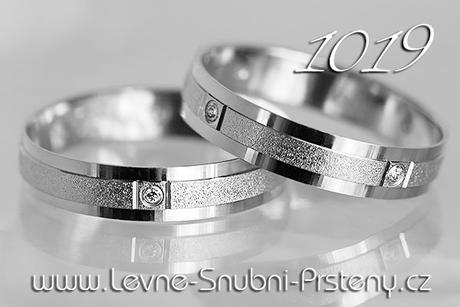 Snubní prsteny LSP 1019b + brilianty, zlato 14 k. - Obrázok č. 1