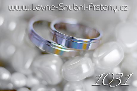 Snubní prsteny LSP 1031b - bez kamene, zlato 14 k. - Obrázok č. 1