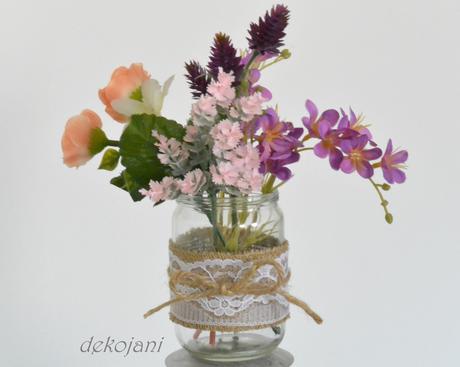 Vázička na rustikální svatbu - Obrázok č. 1