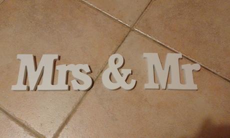 písmena Mr & Mrs  - Obrázok č. 1