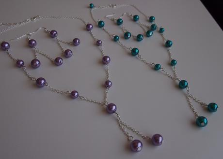 Jemný svatební náhrdelník a naušničky dle přání - Obrázok č. 1