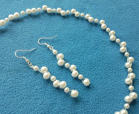 Svatební náhrdelník a naušničky "Margareth" - Obrázok č. 1