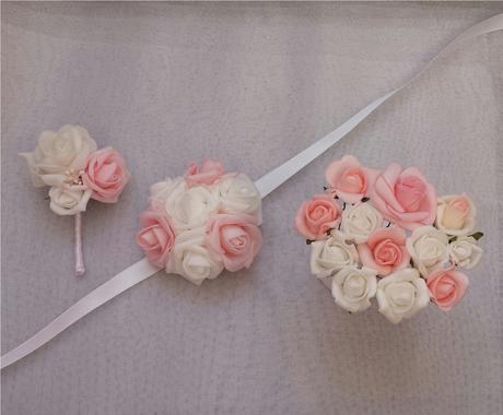 Vlásenky s barevným květem nejen na svatbu - Obrázok č. 1