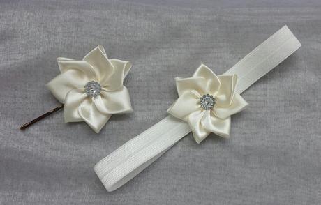 Ivory KANZASHI čelenka - Obrázok č. 1