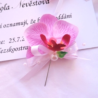 Svatební vývazek "Orchidejka" - Obrázok č. 1