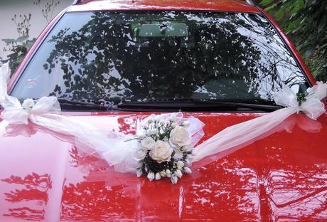 Svatební auto - "Bílé a krémové růže " - Obrázok č. 1