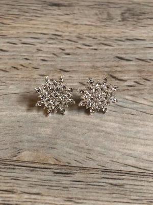 ❄️Třpytivé náušnice ve tvaru vloček❄️ - Obrázok č. 1