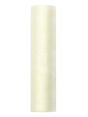 Organza 16 cm x 9 m jemně ivory - Obrázok č. 1