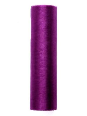 Organza 16 cm x 9 m purpurově fialová - Obrázok č. 1