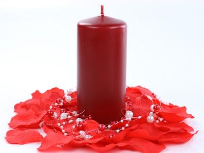 Svíčka válec burgundy 60mm x 120 mm - Obrázok č. 1