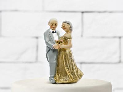 Svatební figurka Zlatá svatba - Obrázok č. 1