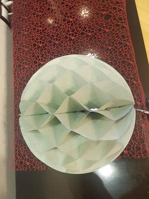 Honeycomb lampionek ozdobná koule - Obrázok č. 1