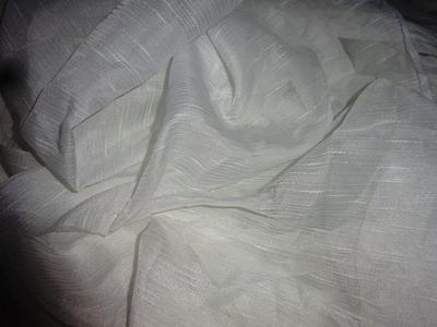 voálovina smetanová žíhaná vzor 50 x 1050 cm - Obrázok č. 1