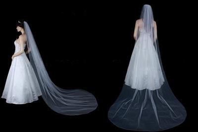 Svatební závoj tylový  - Obrázok č. 1