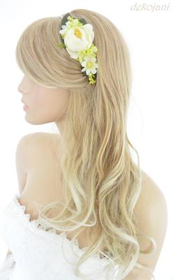 Svatební květinová čelenka - Obrázok č. 1