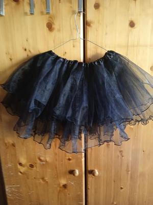 Nadýchaná černá dvouvrstvá tutu sukně - nepoužitá - Obrázok č. 1