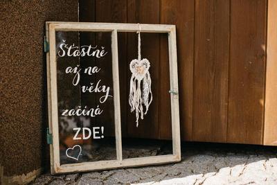 Boho - lapač ve tvaru srdce - Obrázok č. 1