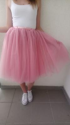 Růžová sukně MiaBella - Obrázok č. 1