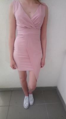 Růžové společenské šaty - Obrázok č. 1